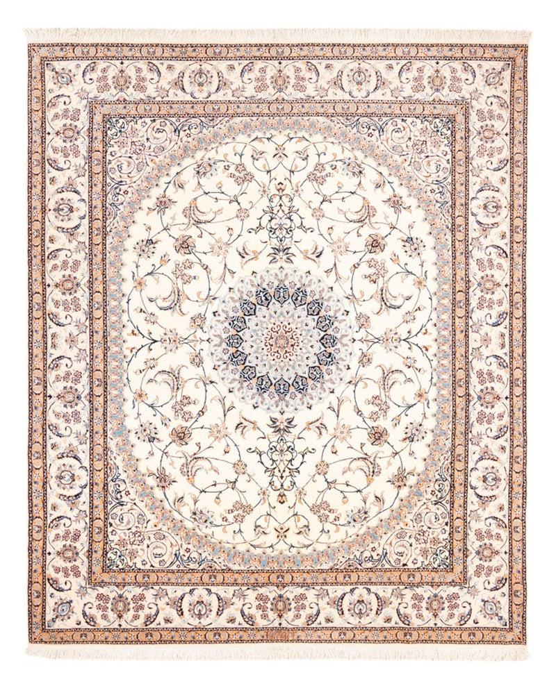 Dywan perski - Nain - Premium - 240 x 203 cm - kremowy