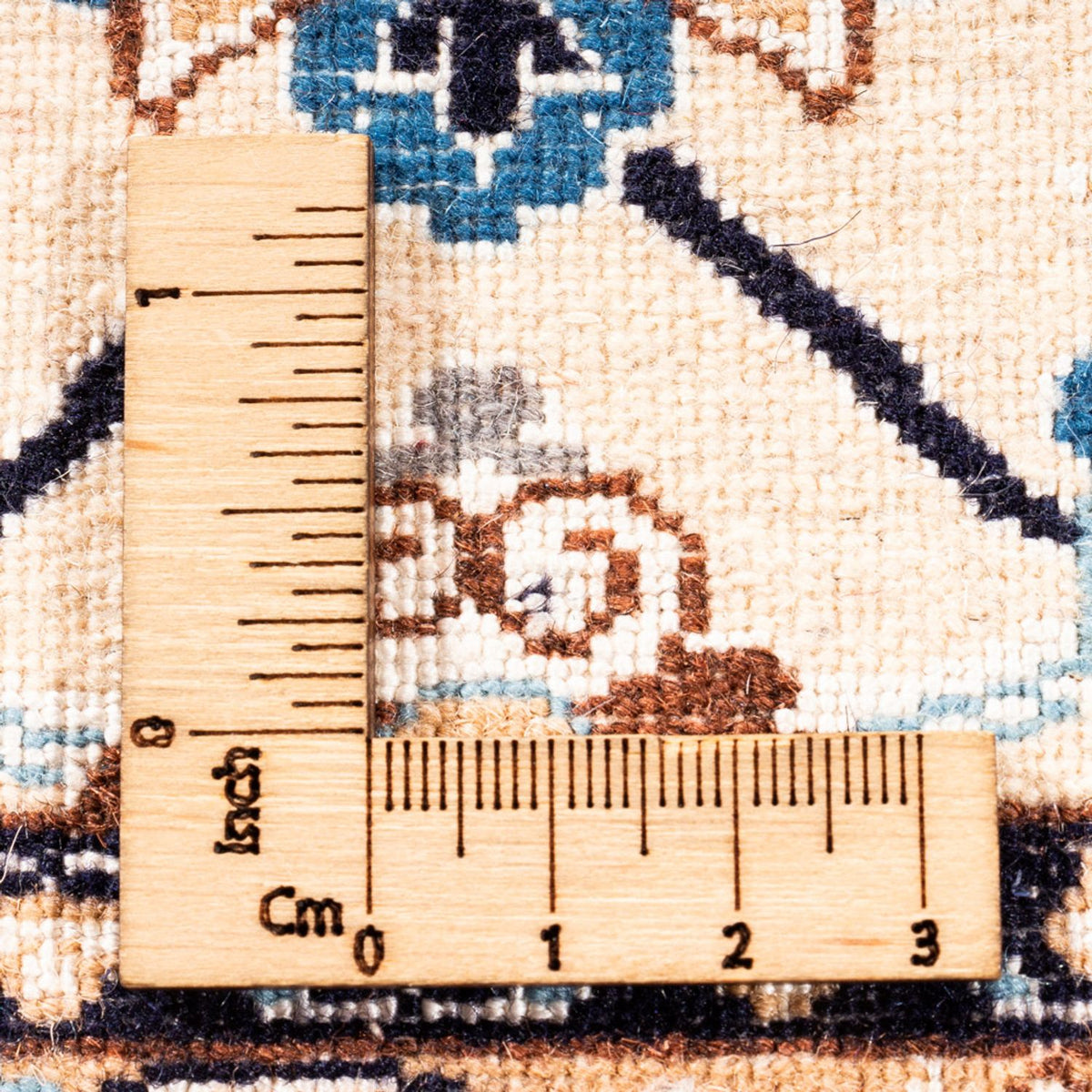 Dywan perski - Nain - Premium - 240 x 203 cm - kremowy