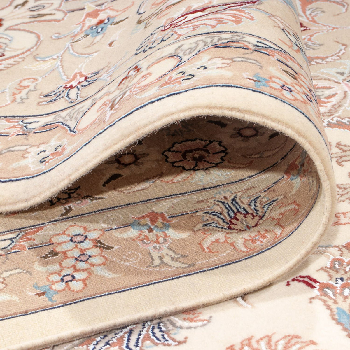 Perserteppich - Täbriz - Royal - 343 x 247 cm - creme