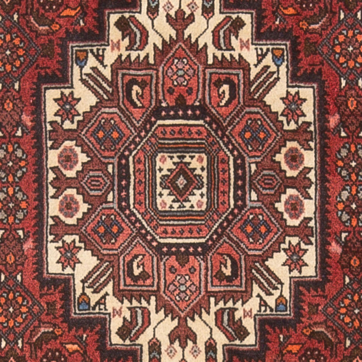 Perski dywan - Nomadyczny - 120 x 77 cm - kremowy