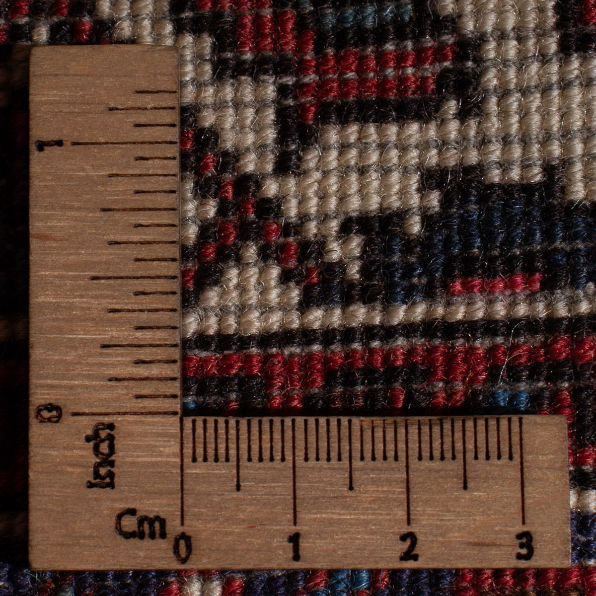 Perski dywan - Nomadyczny - 120 x 77 cm - kremowy