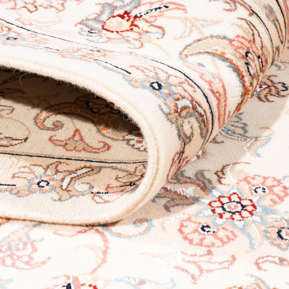 Dywan perski - Tabriz - 200 x 147 cm - kremowy