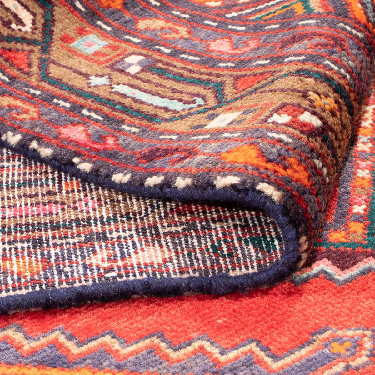 Läufer Perser - Nomadic - 300 x 102 cm - rot