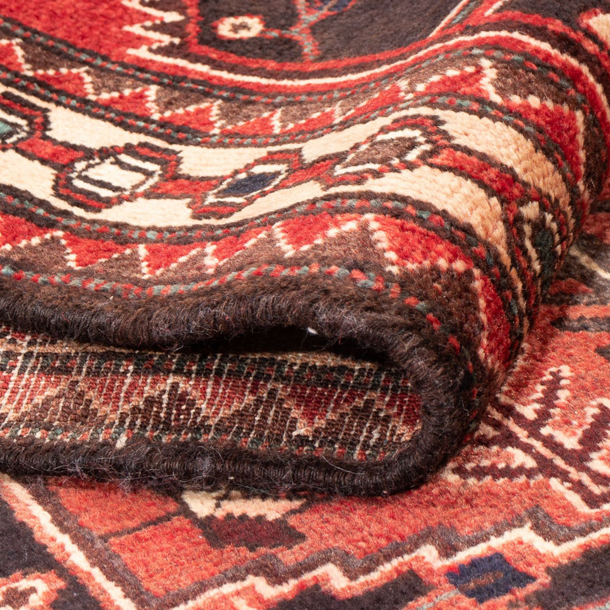 Läufer Perser - Nomadic - 324 x 124 cm - dunkelblau