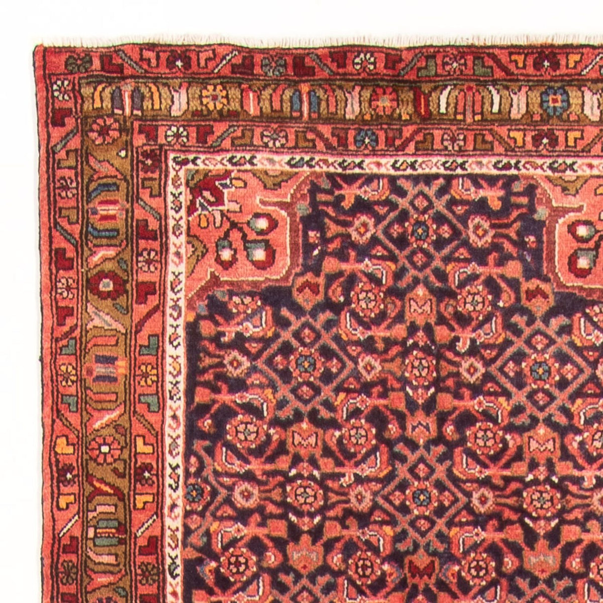 Läufer Perser - Nomadic - 434 x 102 cm - dunkelblau