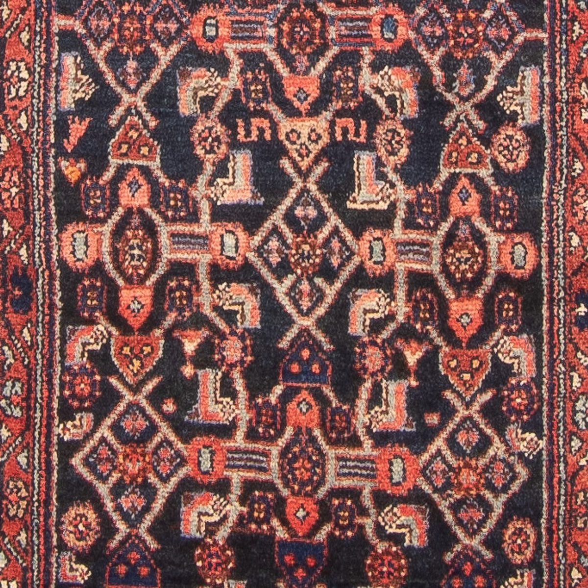 Läufer Perser - Nomadic - 432 x 112 cm - dunkelblau