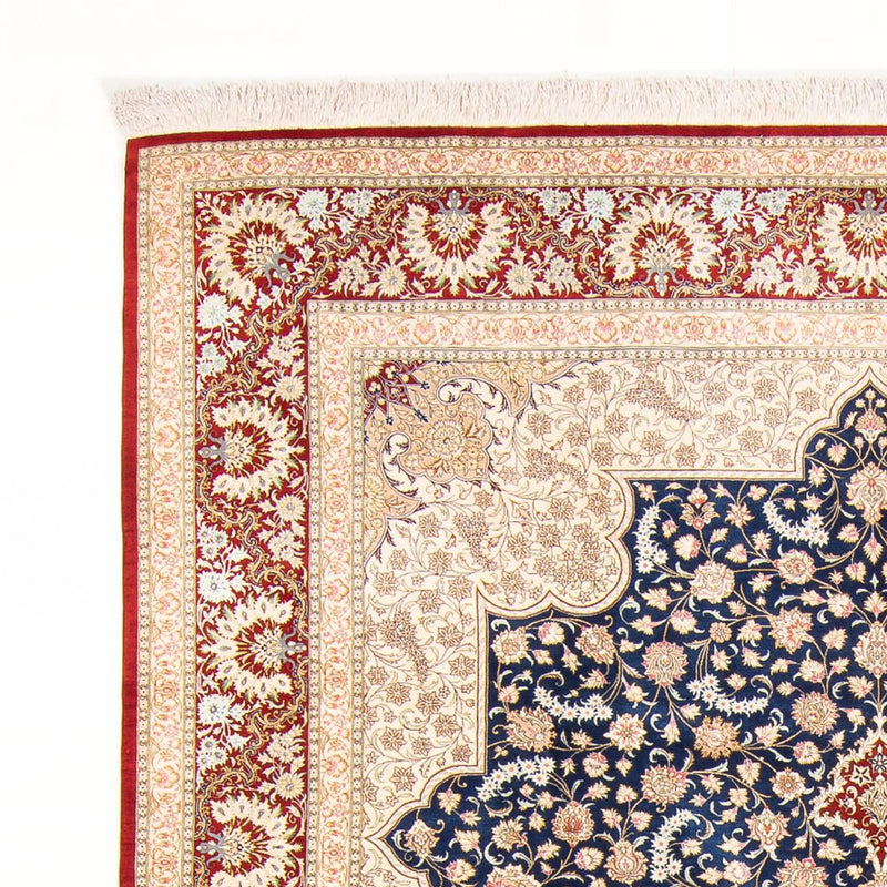 Seidenteppich - Ghom Seide - Premium - 287 x 196 cm - blau