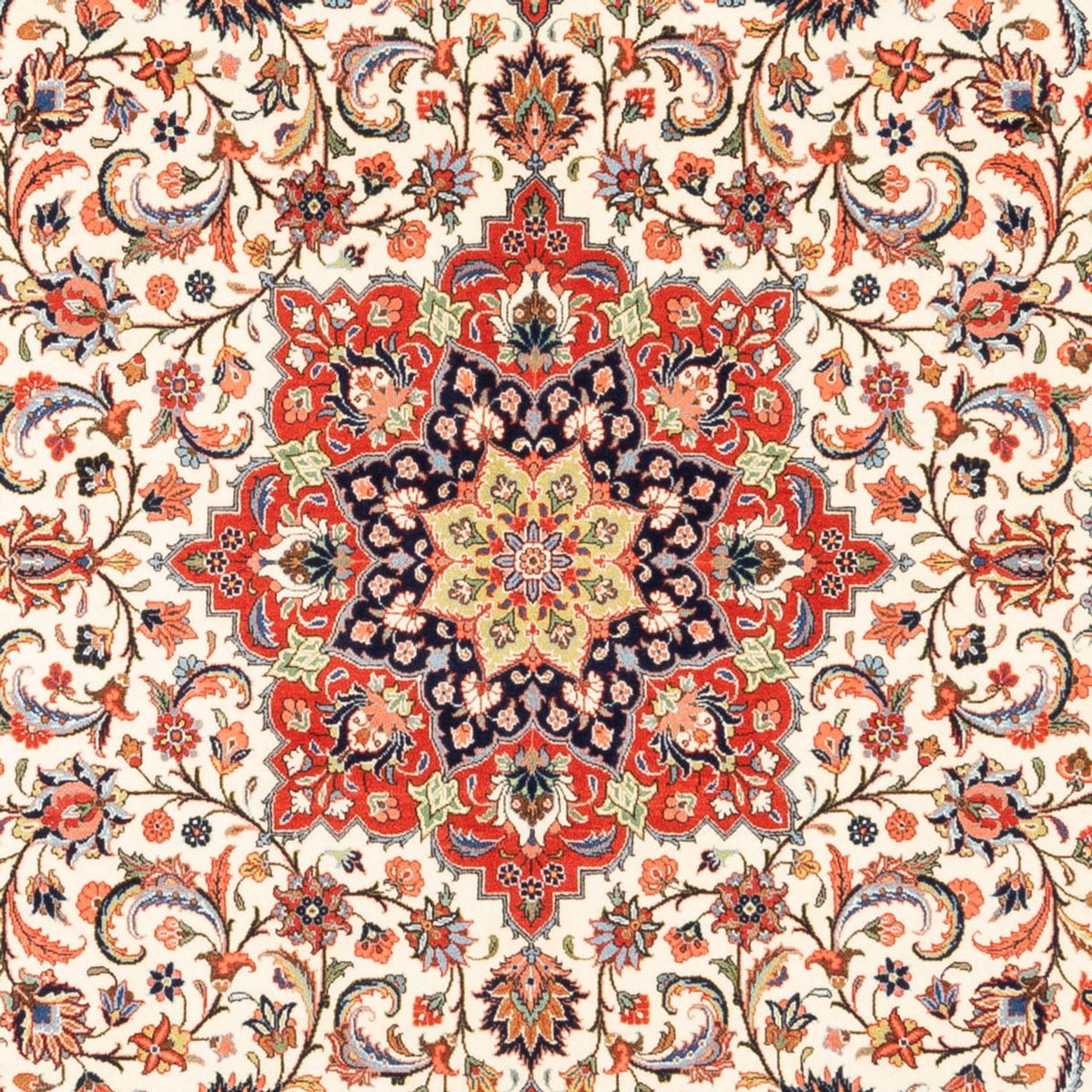 Dywan perski - Klasyczny - 291 x 196 cm - kremowy