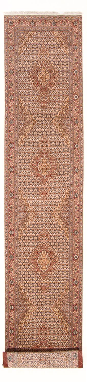 Läufer Perser - Täbriz - Royal - 400 x 78 cm - beige