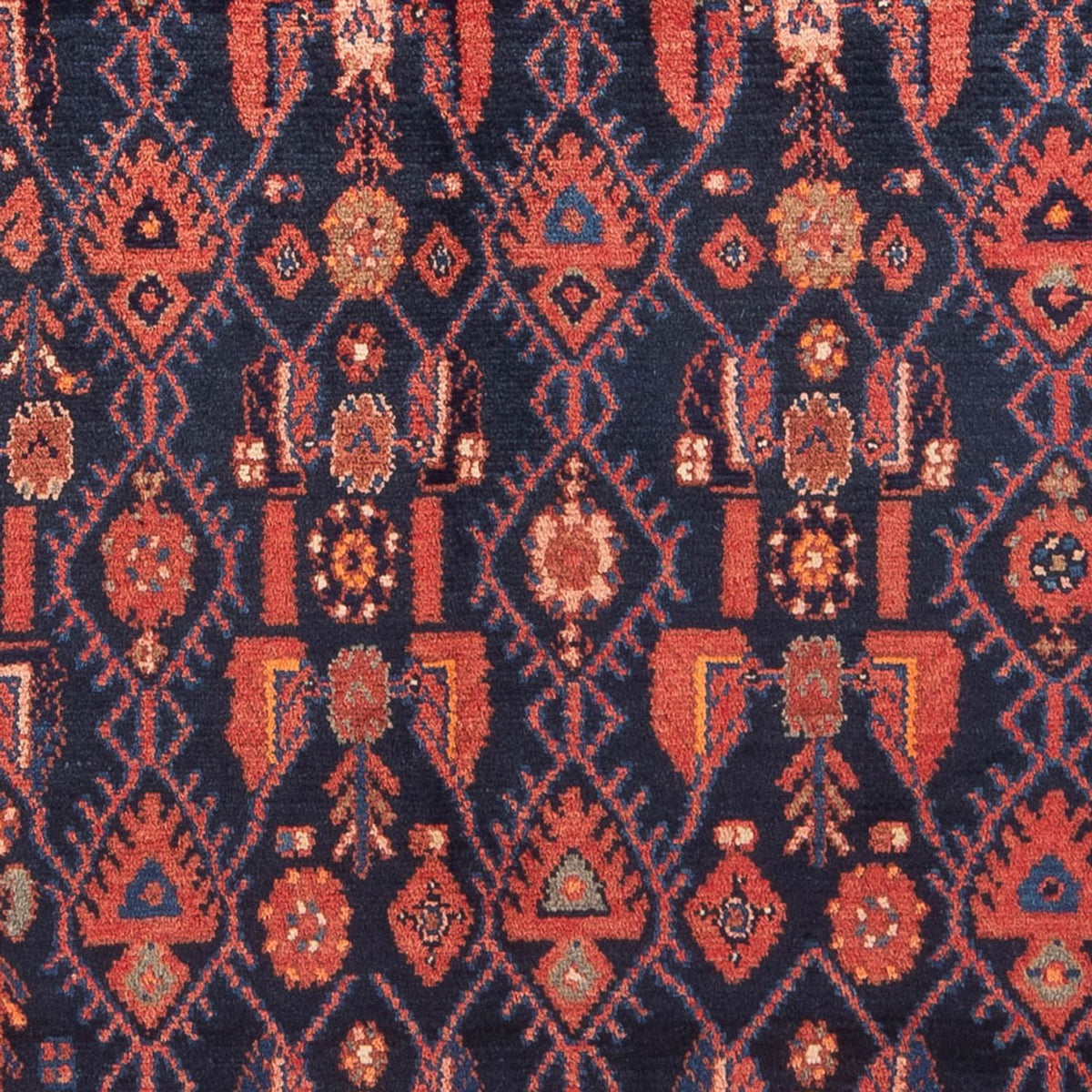 Perski dywan - Nomadyczny - 194 x 147 cm - ciemnoniebieski