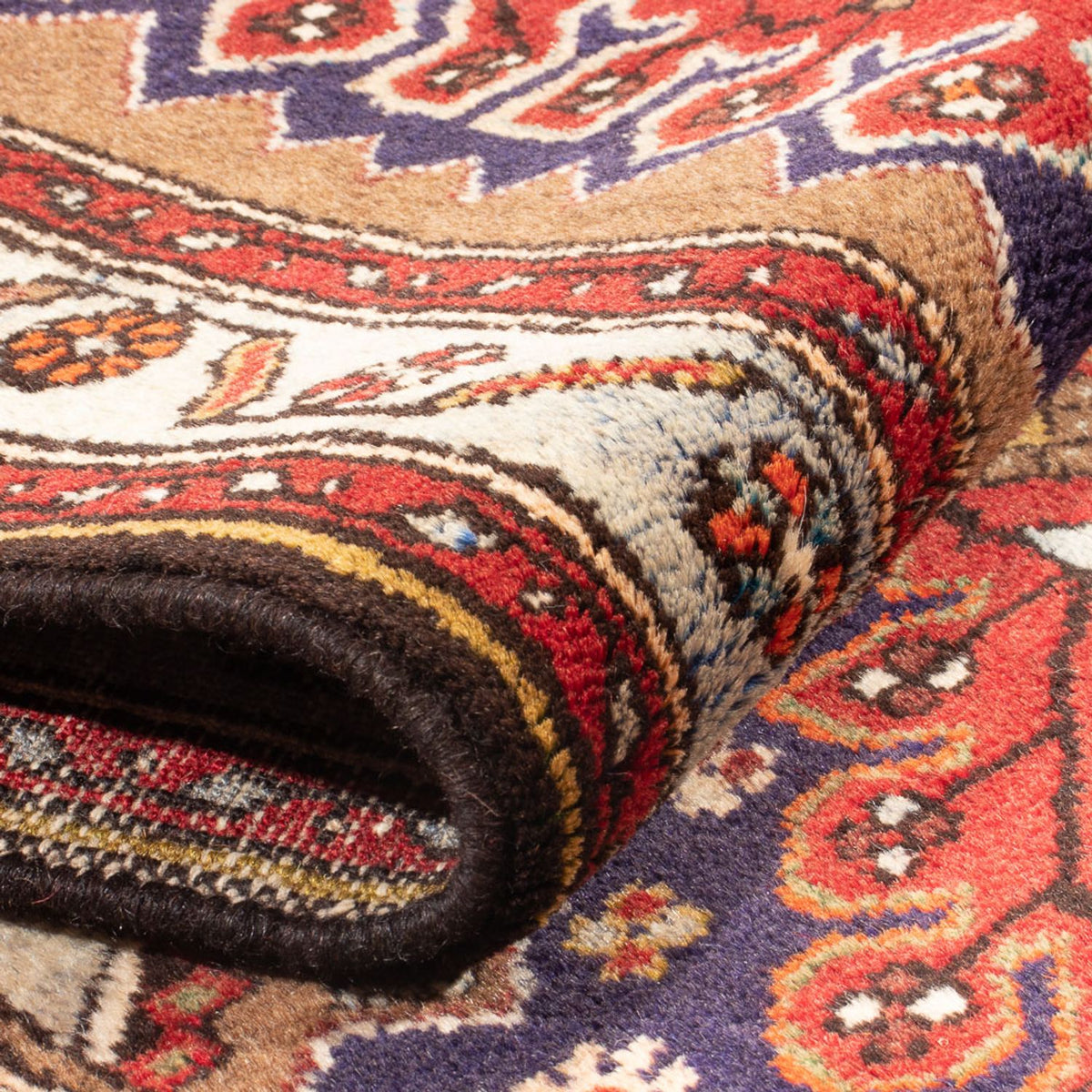 Läufer Perser - Nomadic - 403 x 82 cm - dunkelblau