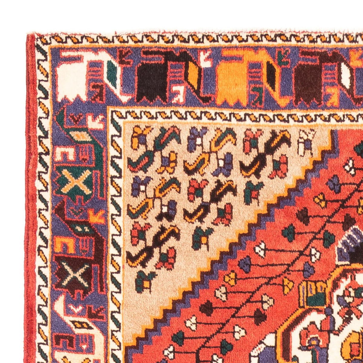 Perserteppich - Nomadic - 300 x 160 cm - rot