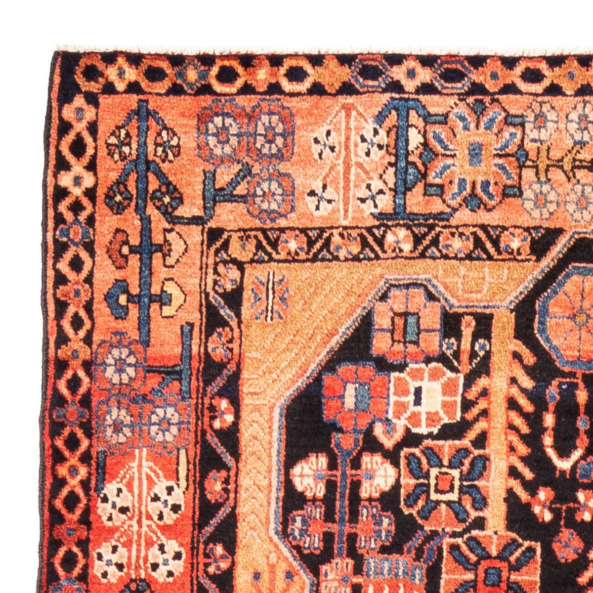 Perserteppich - Nomadic - 275 x 153 cm - dunkelblau