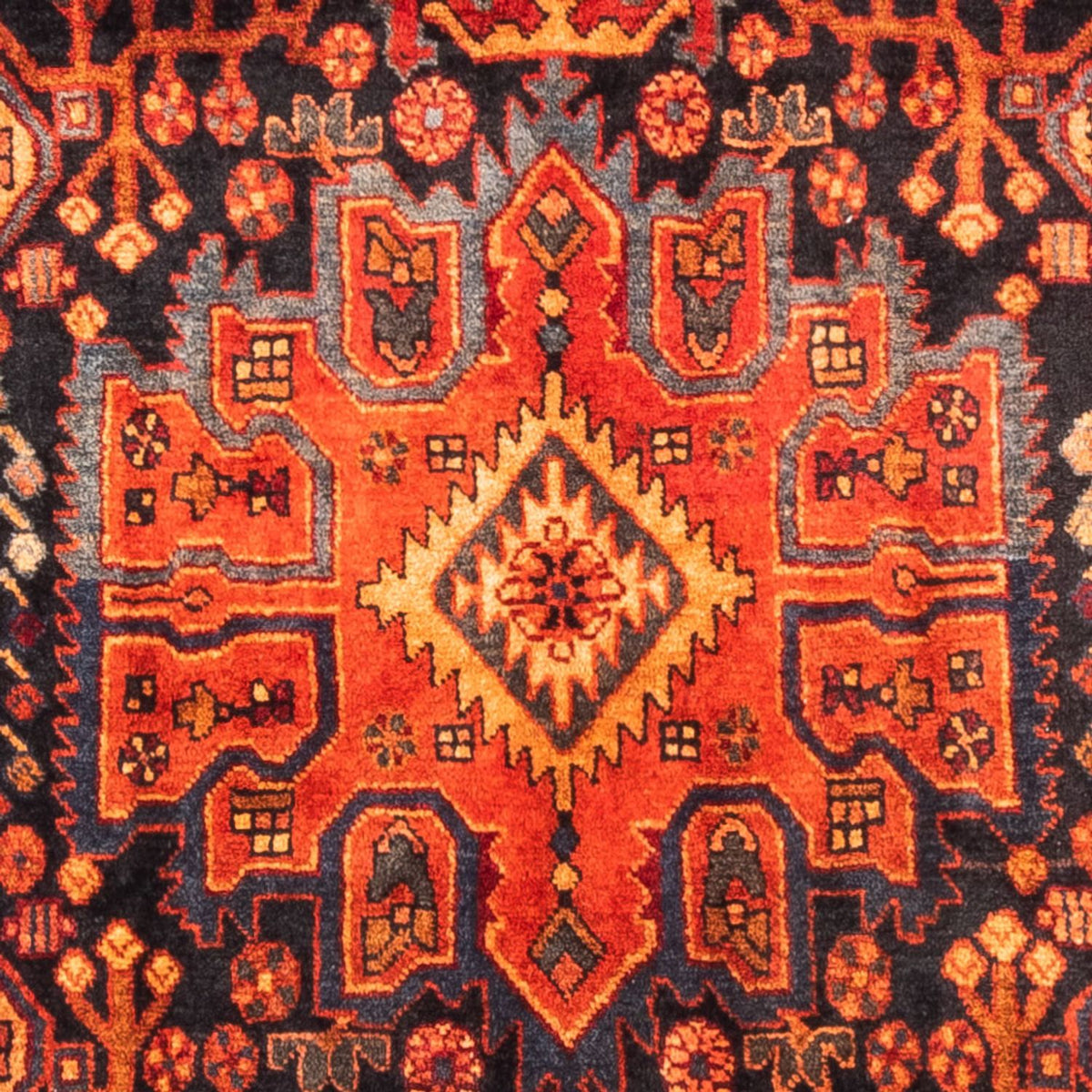 Perserteppich - Nomadic - 310 x 160 cm - dunkelblau