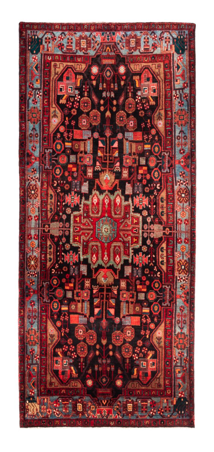 Läufer Perser - Nomadic - 343 x 154 cm - dunkelblau