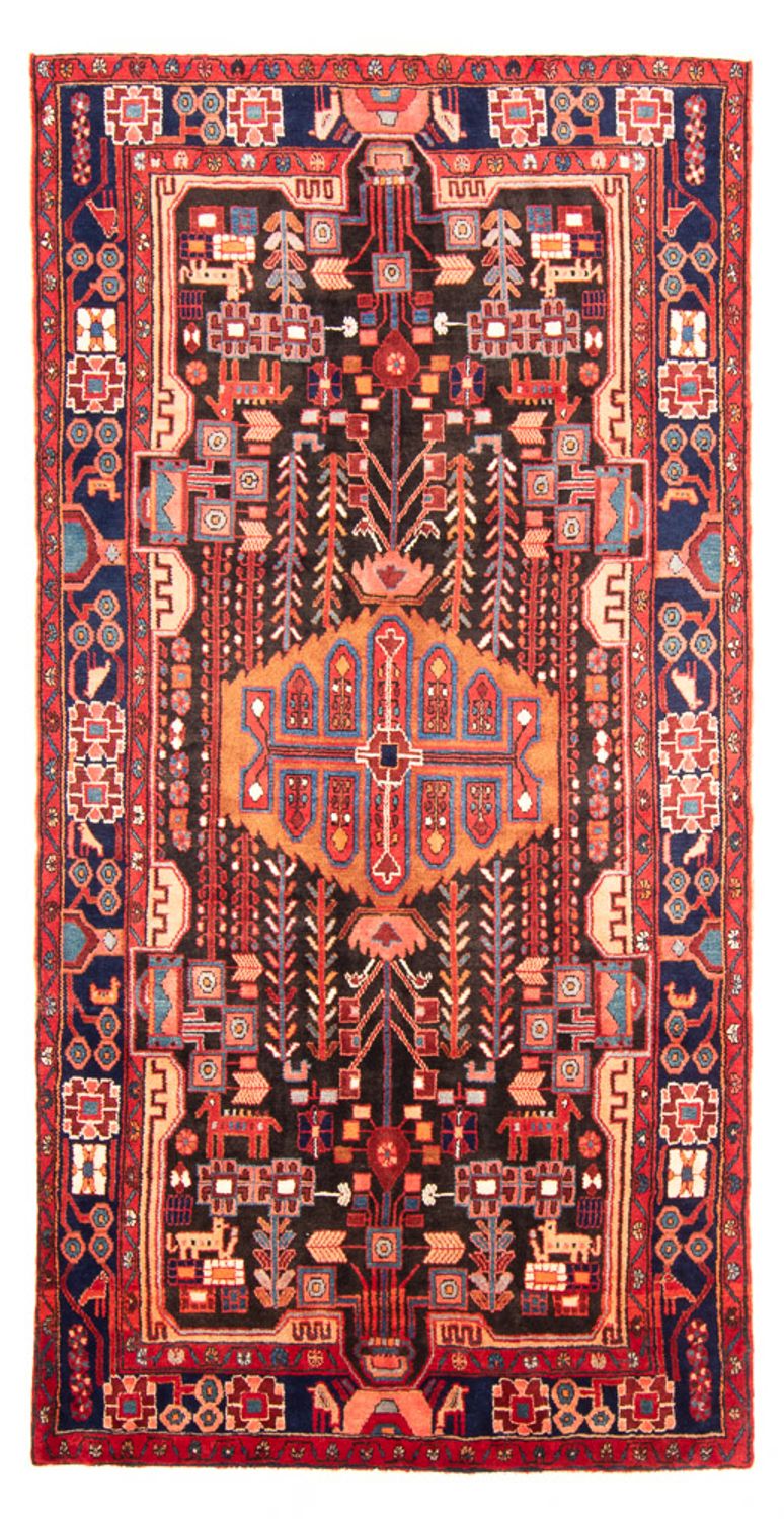 Perserteppich - Nomadic - 280 x 150 cm - dunkelblau