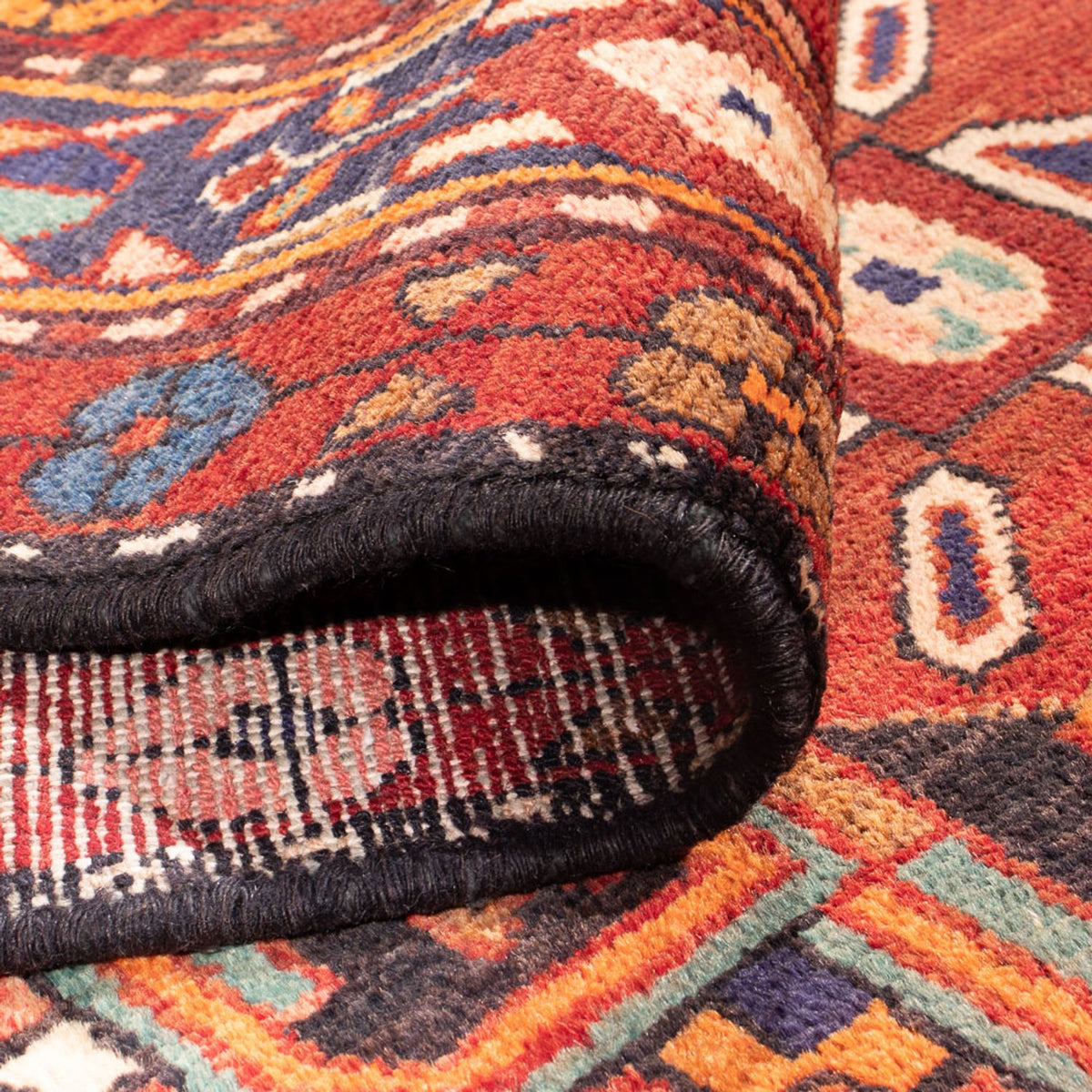 Läufer Perser - Nomadic - 350 x 150 cm - rot