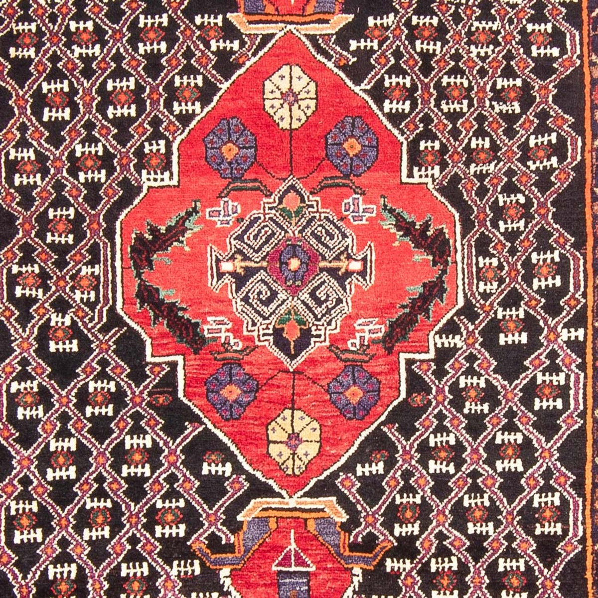 Perserteppich - Nomadic - 313 x 152 cm - dunkelblau