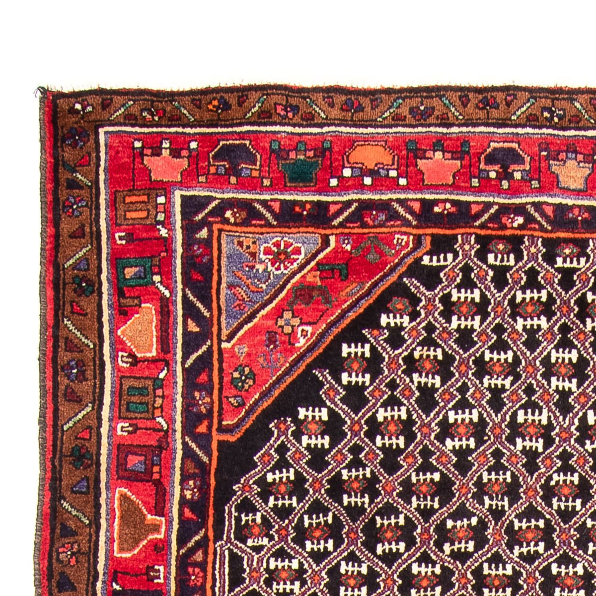 Perserteppich - Nomadic - 313 x 152 cm - dunkelblau