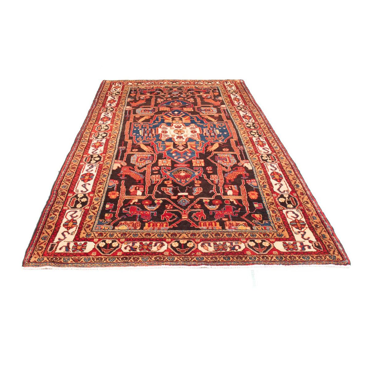 Perserteppich - Nomadic - 313 x 160 cm - dunkelblau