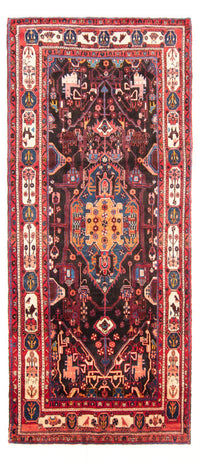 Läufer Perser - Nomadic - 350 x 160 cm - dunkelblau