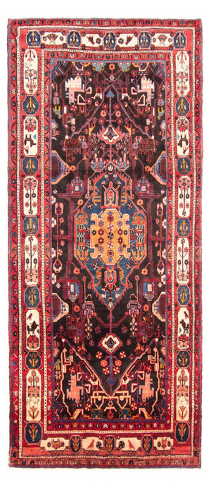 Läufer Perser - Nomadic - 350 x 160 cm - dunkelblau