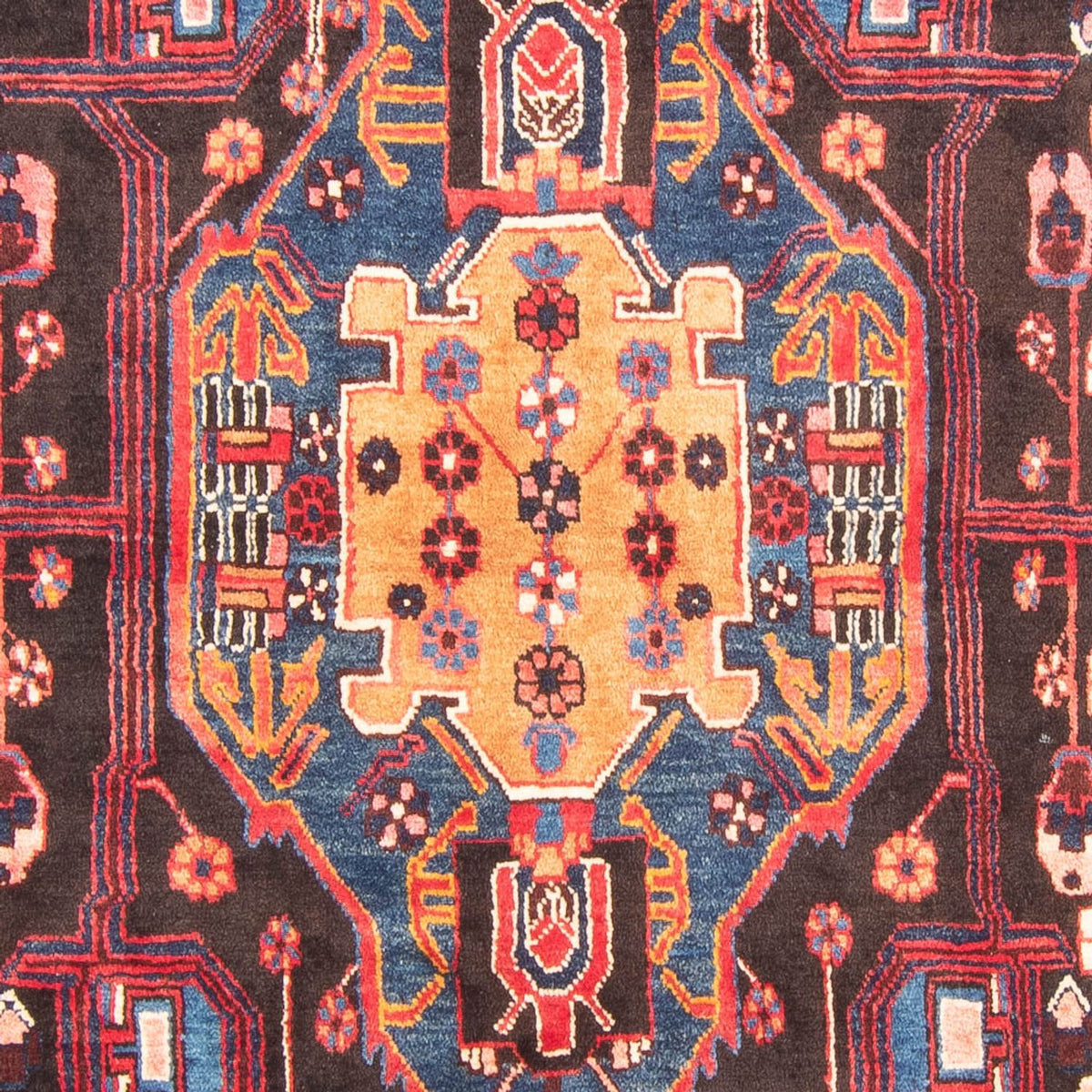 Läufer Perser - Nomadic - 350 x 160 cm - dunkelblau