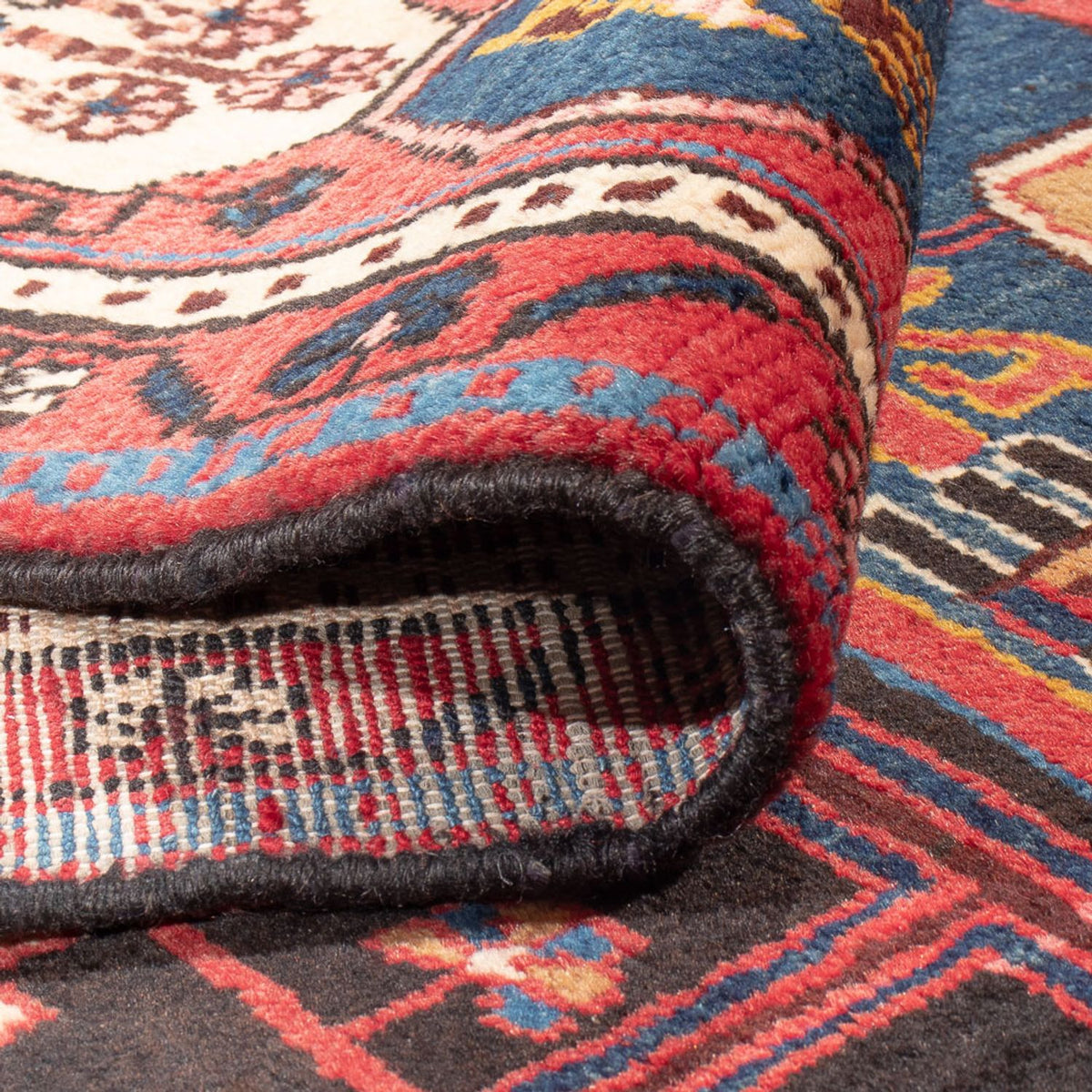 Läufer Perser - Nomadic - 350 x 160 cm - dunkelblau