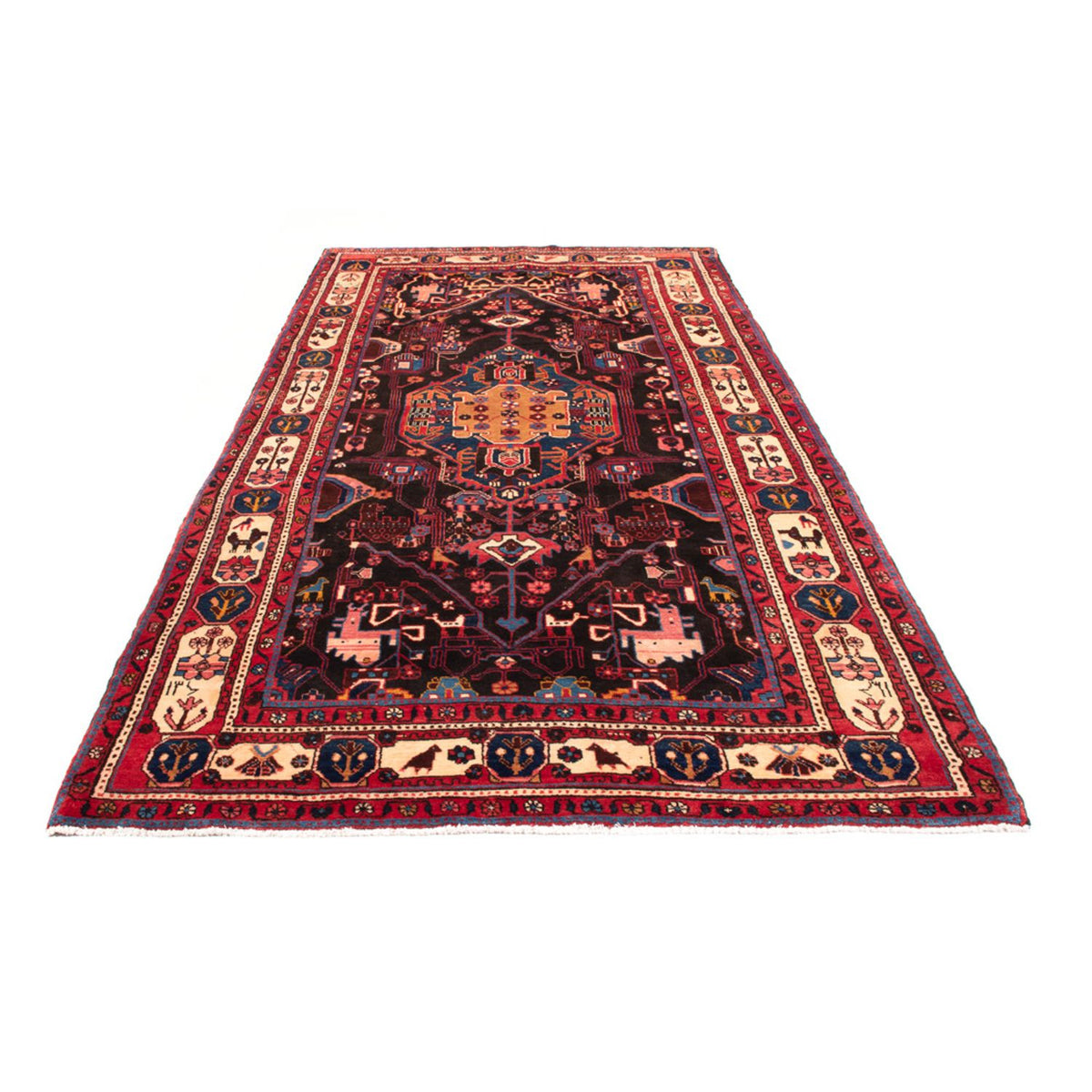 Läufer Perser - Nomadic - 350 x 160 cm - dunkelblau