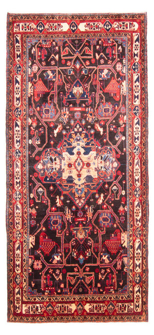 Perserteppich - Nomadic - 320 x 163 cm - dunkelblau