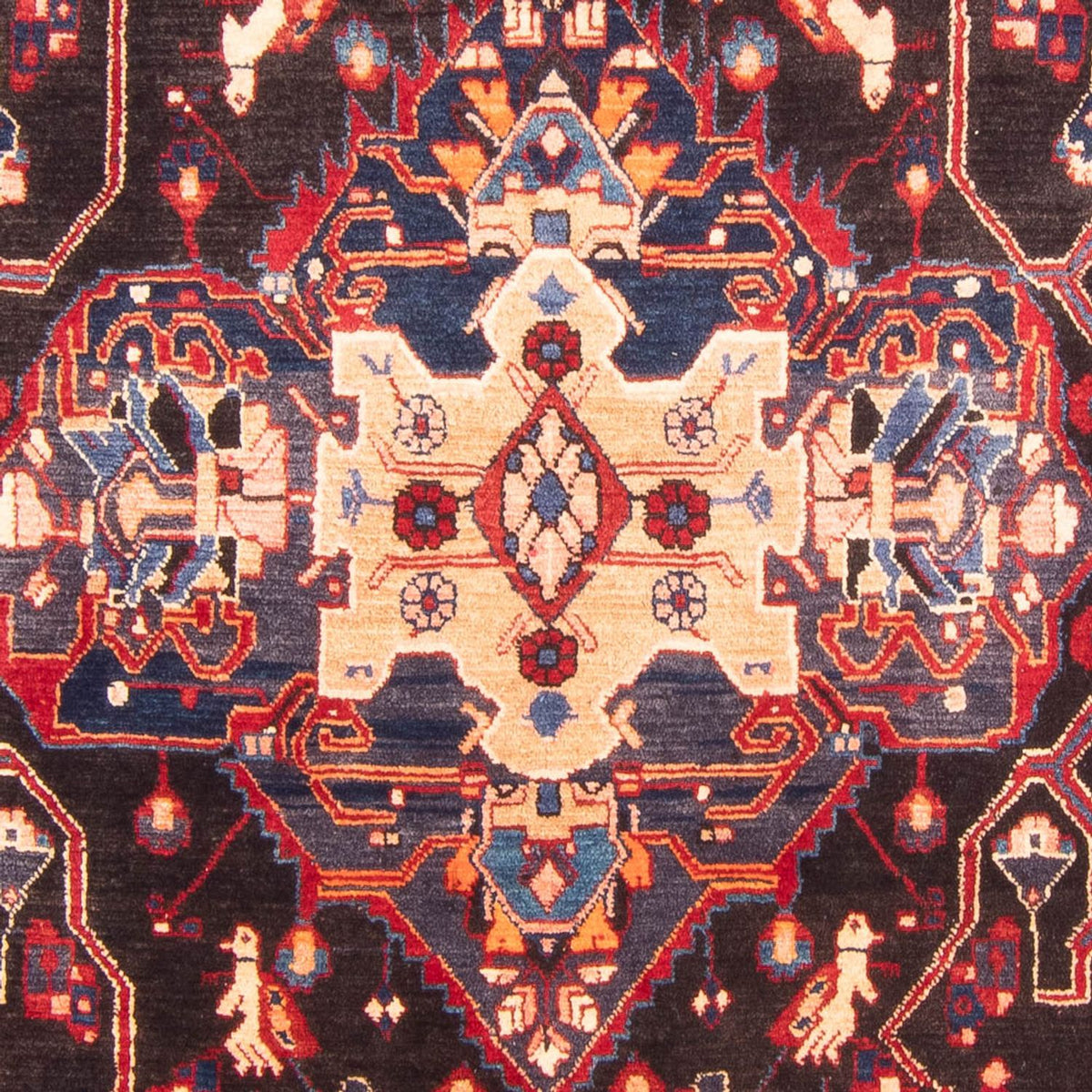 Perserteppich - Nomadic - 320 x 163 cm - dunkelblau