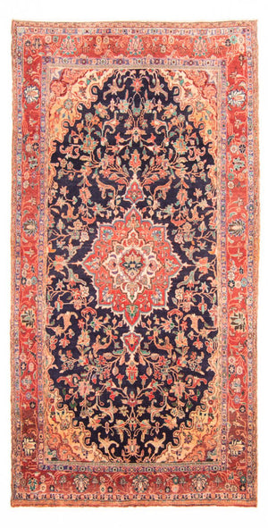 Perserteppich - Nomadic - 295 x 157 cm - dunkelblau