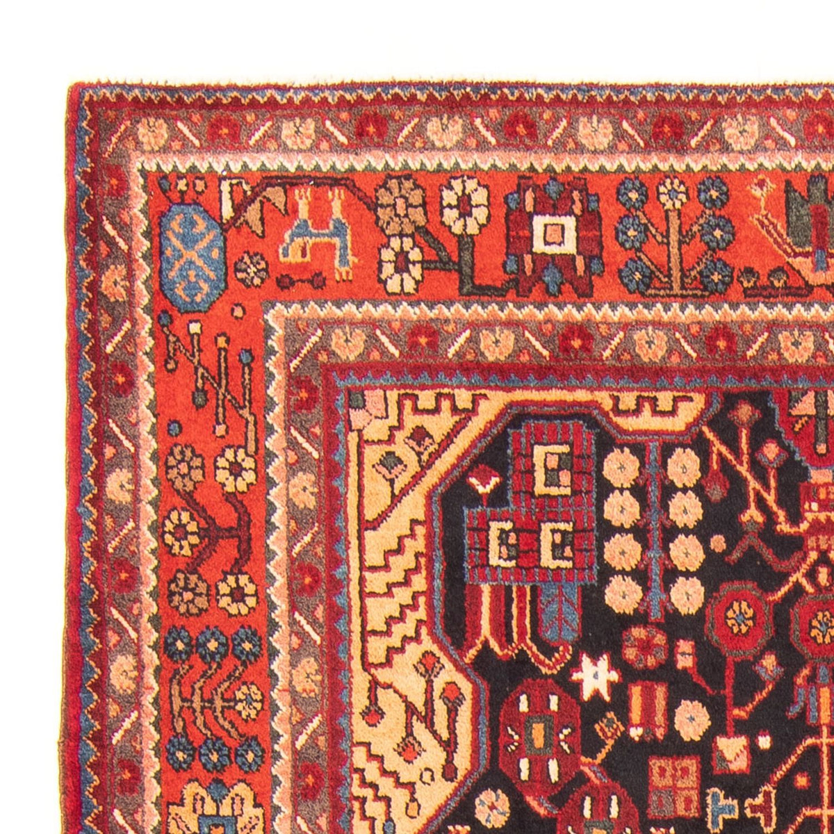 Perserteppich - Nomadic - 295 x 160 cm - dunkelblau