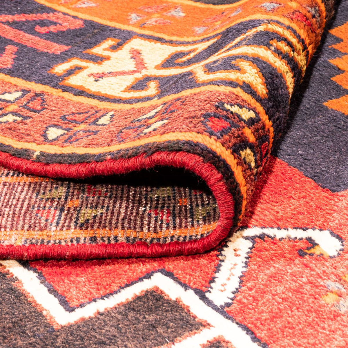 Perserteppich - Nomadic - 303 x 162 cm - dunkelblau