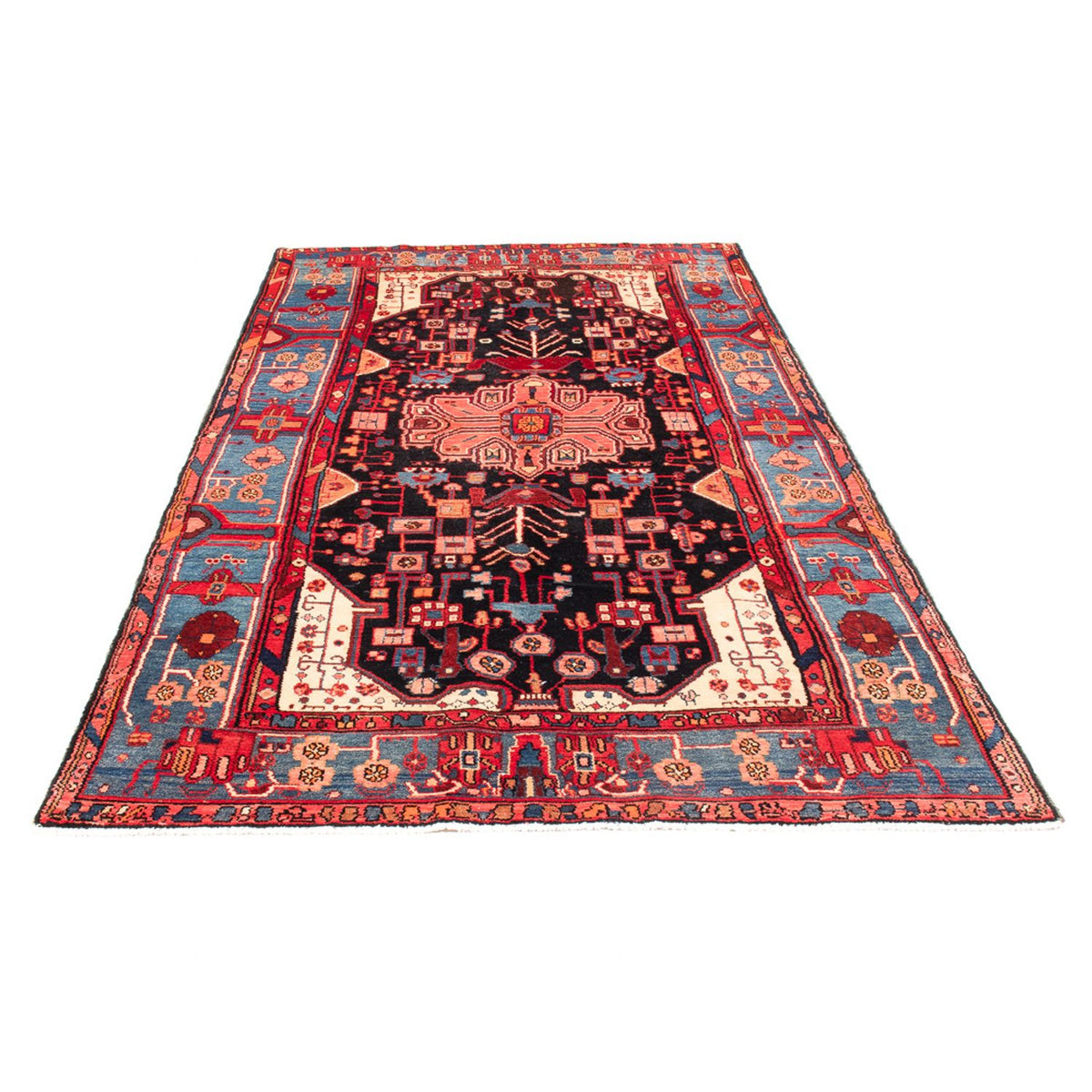 Perserteppich - Nomadic - 312 x 153 cm - dunkelblau