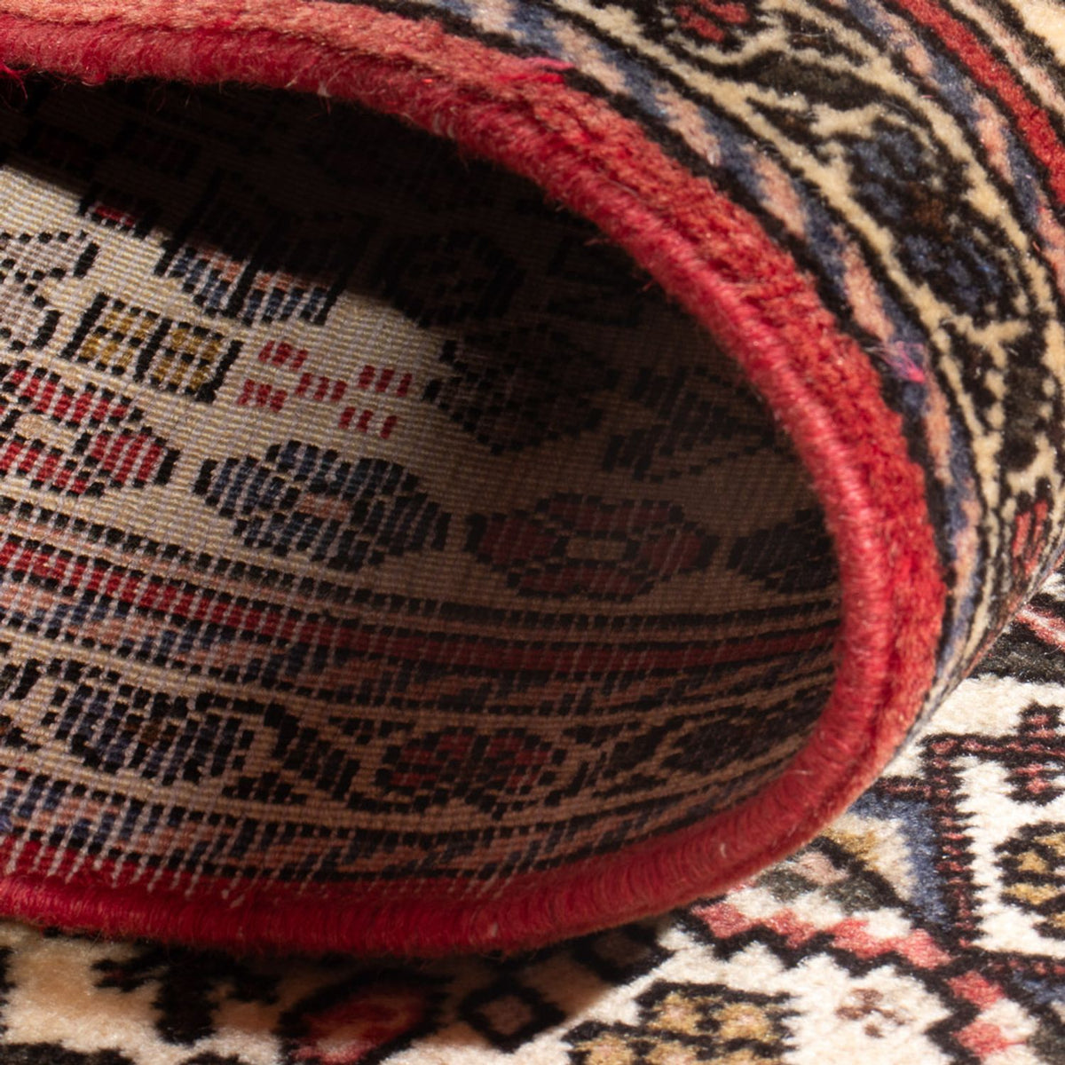 Perski dywan - Nomadyczny - 150 x 67 cm - kremowy