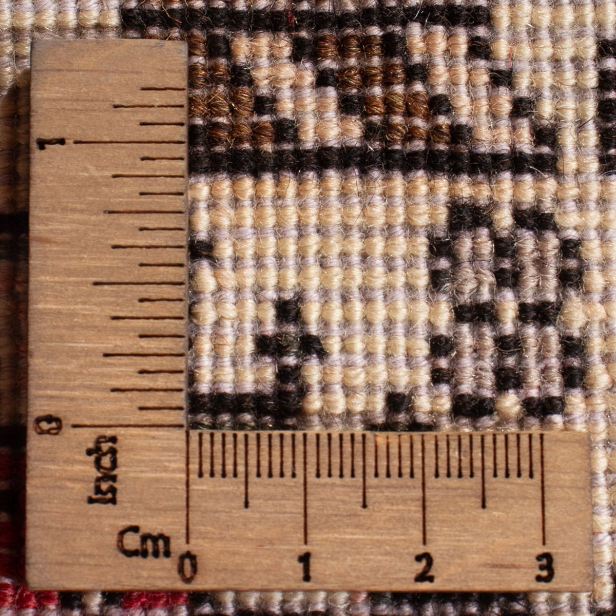 Perski dywan - Nomadyczny - 150 x 67 cm - kremowy