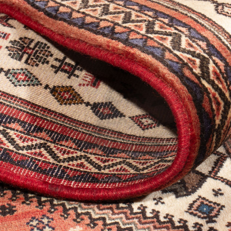 Perski dywan - Nomadyczny - 128 x 82 cm - kremowy