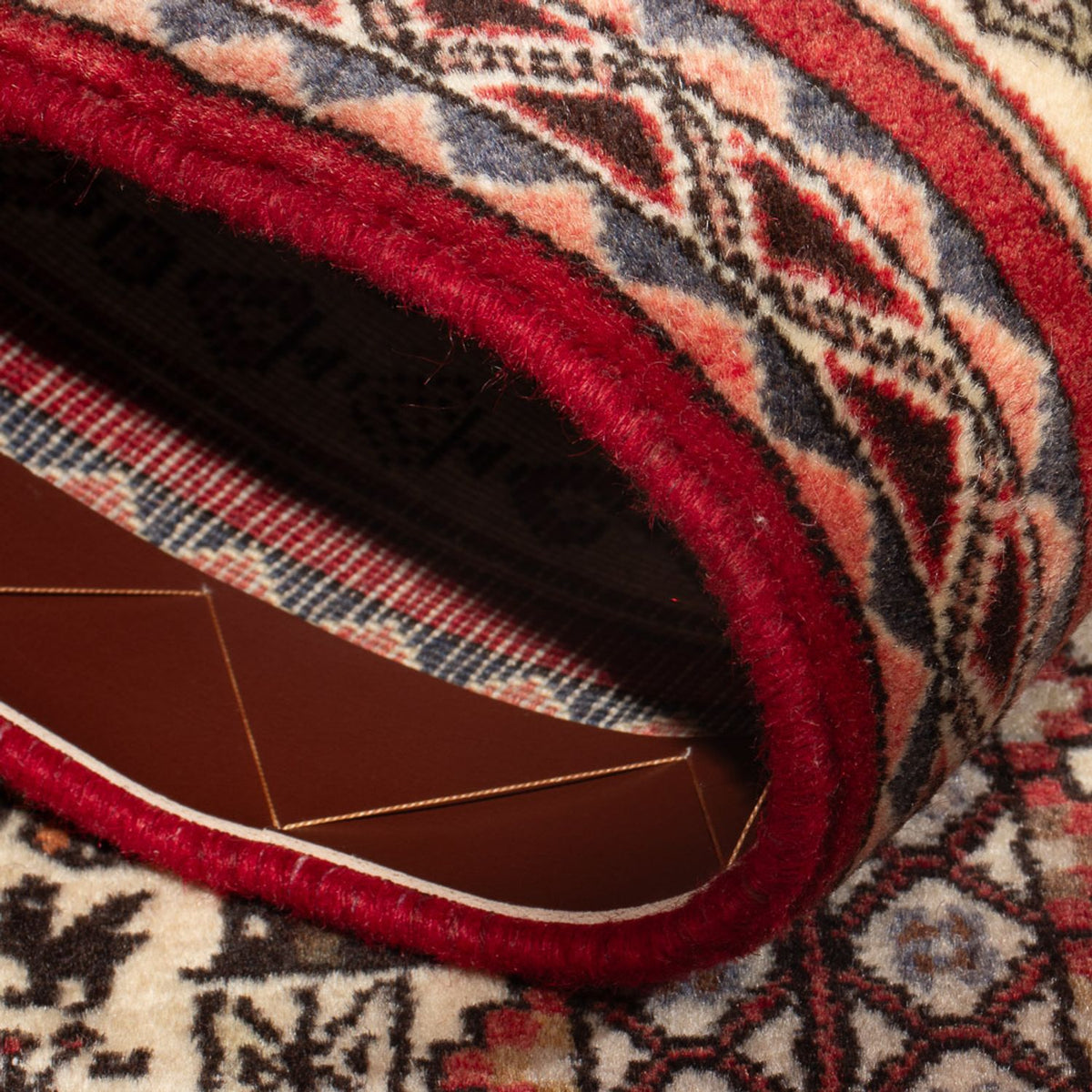 Perski dywan - Nomadyczny - 147 x 70 cm - kremowy