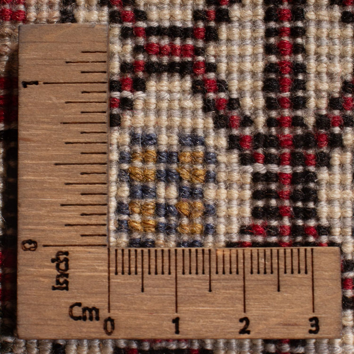 Perski dywan - Nomadyczny - 147 x 70 cm - kremowy