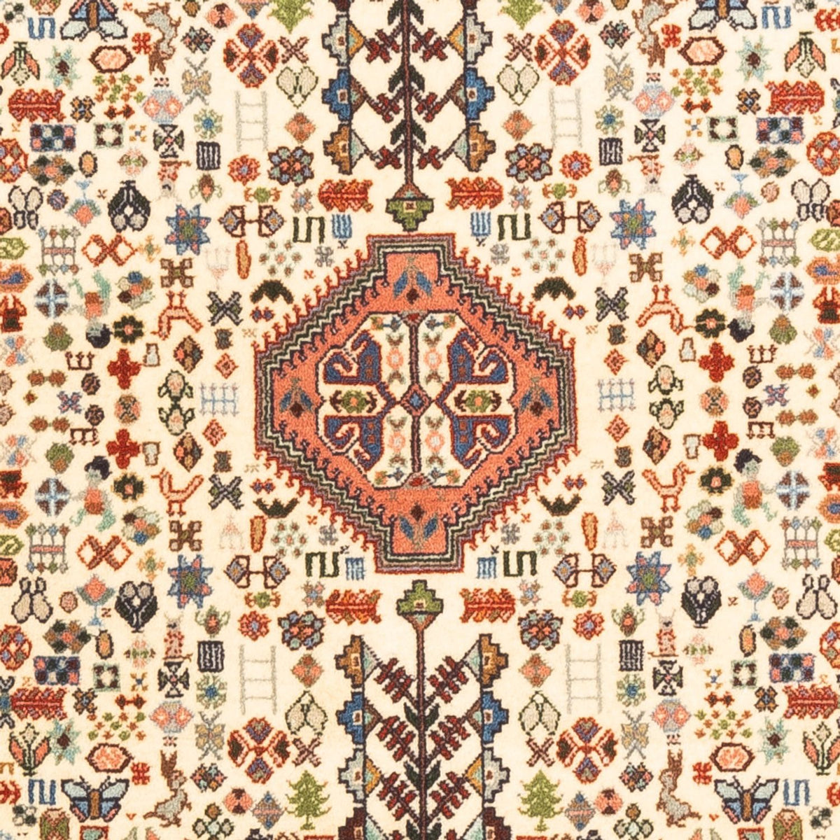 Perski dywan - Nomadyczny - 147 x 100 cm - beżowy