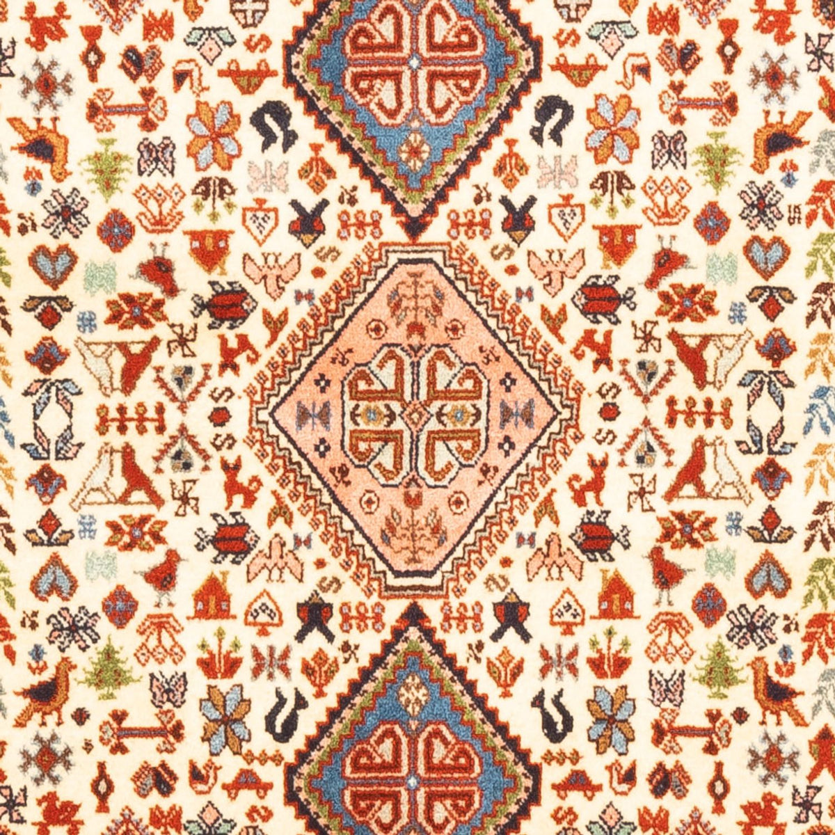 Perski dywan - Nomadyczny - 150 x 100 cm - beżowy