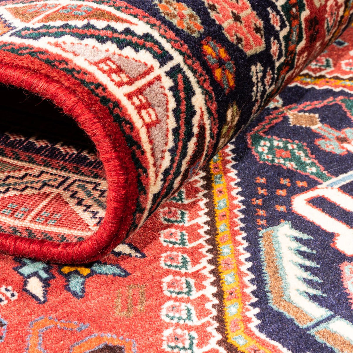 Biegacz Perski dywan - Nomadyczny - 200 x 84 cm - rdza