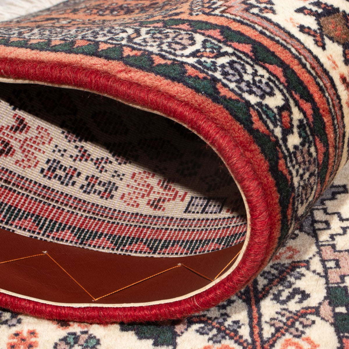 Perski dywan - Nomadyczny - 127 x 80 cm - kremowy