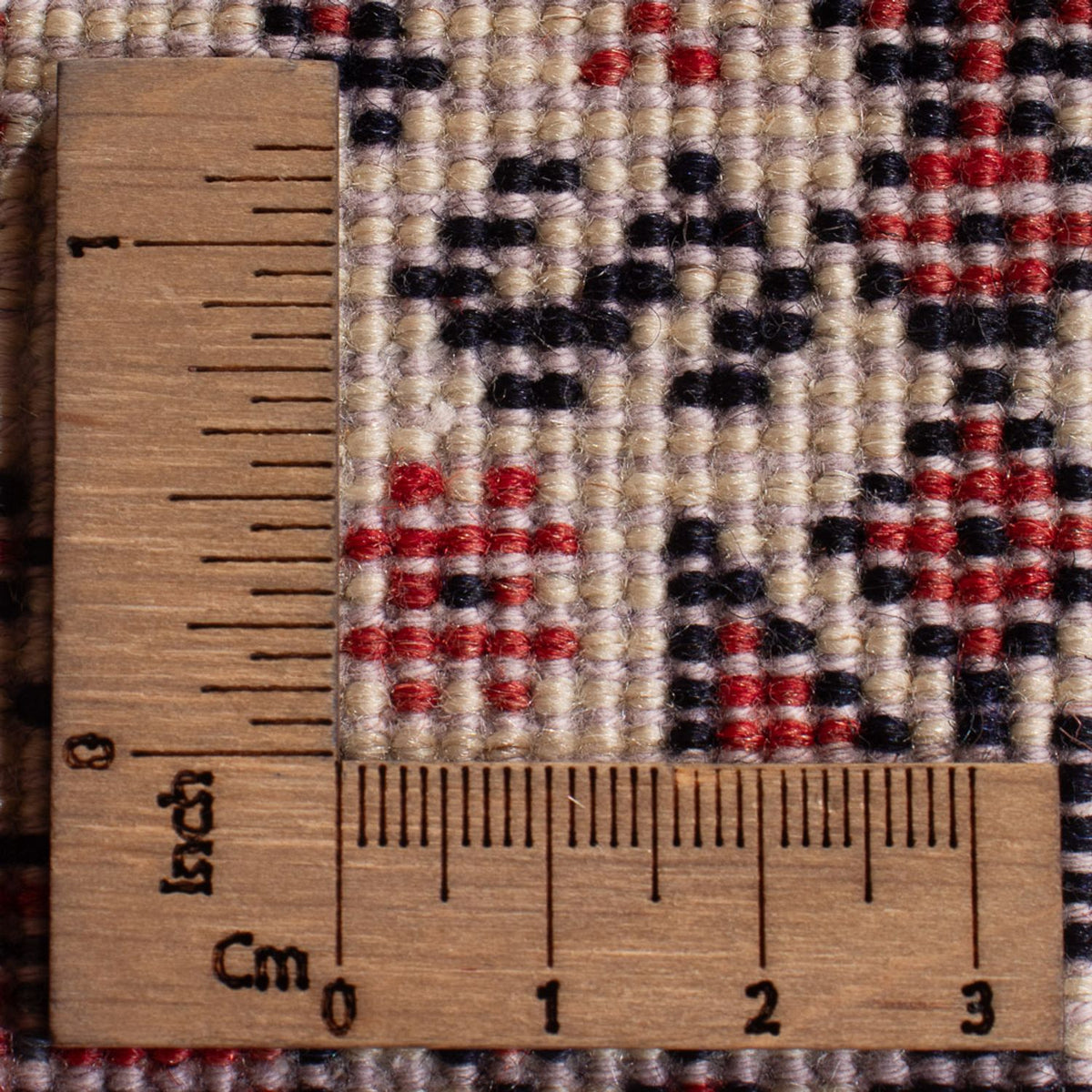 Perski dywan - Nomadyczny - 127 x 80 cm - kremowy