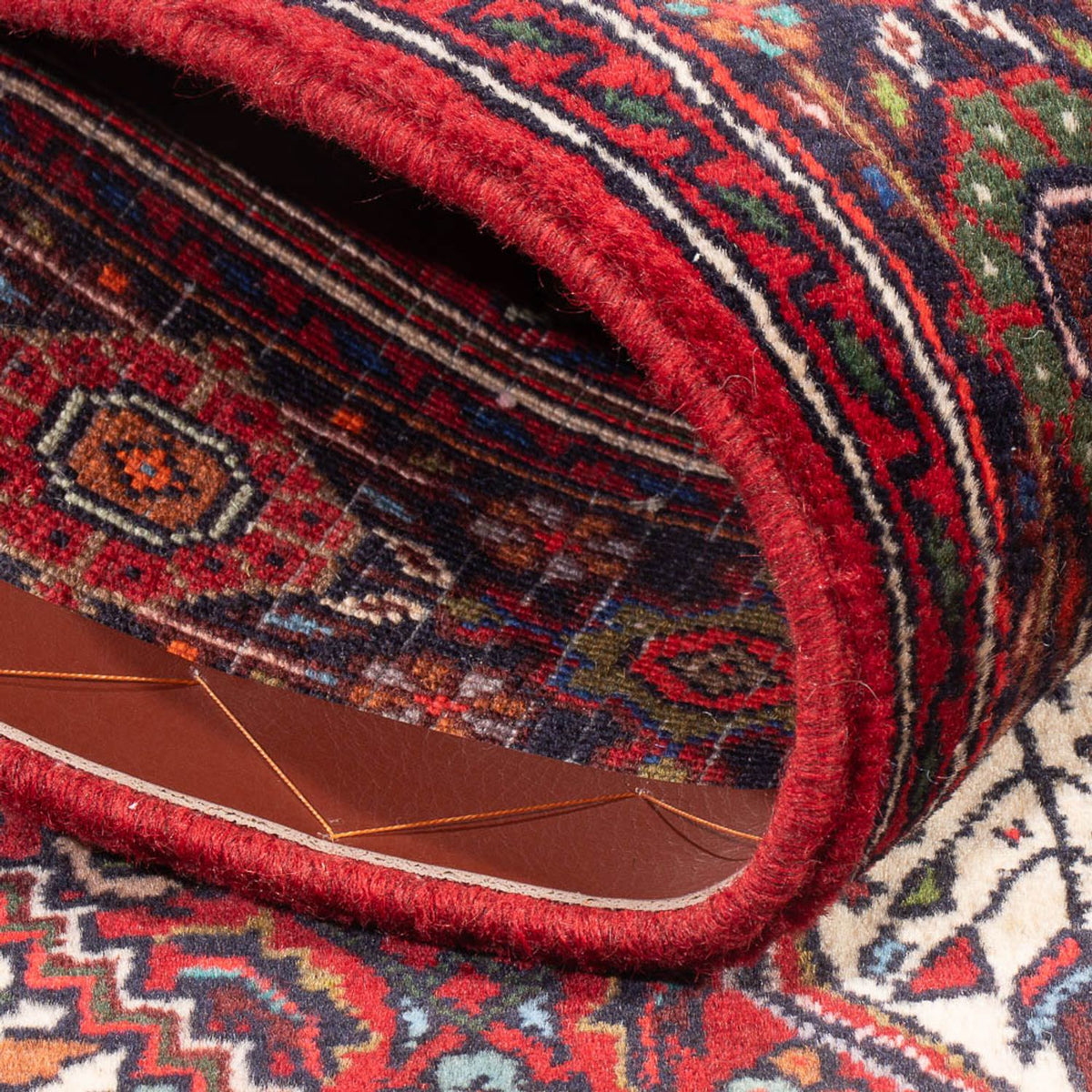 Perski dywan - Nomadyczny - 132 x 81 cm - kremowy