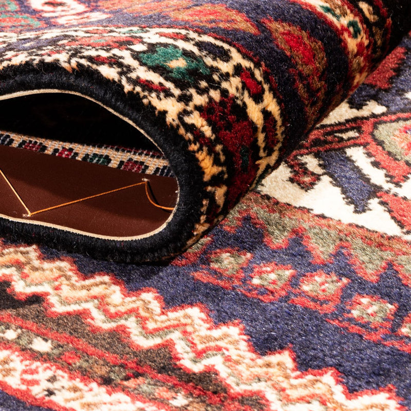 Perski dywan - Nomadyczny - 150 x 108 cm - bordowa czerwień