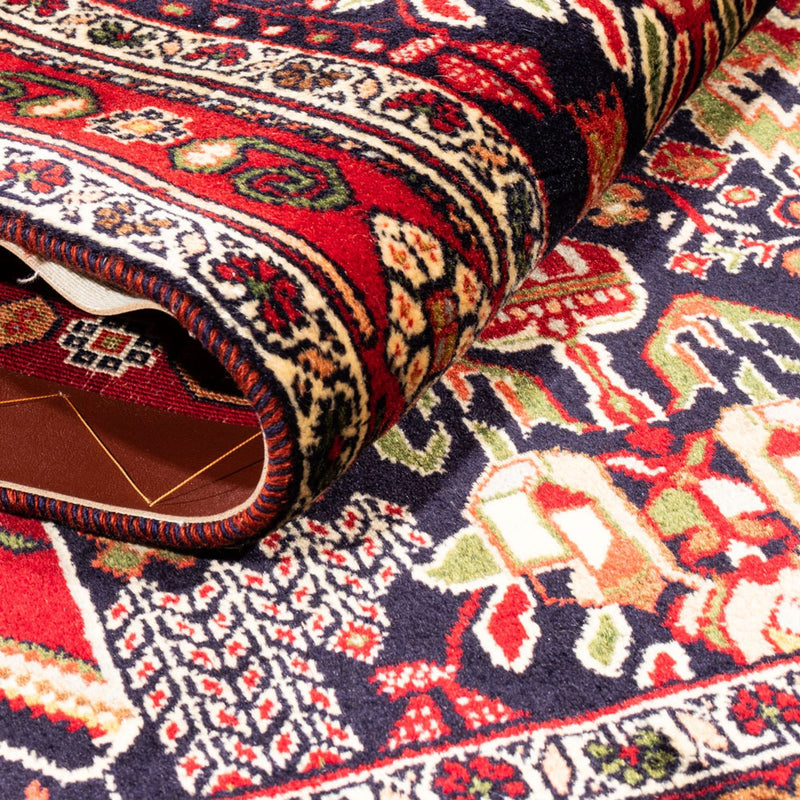 Perski dywan - Nomadyczny - 154 x 100 cm - bordowa czerwień