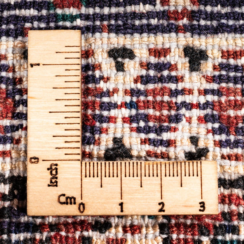 Perski dywan - Nomadyczny - 127 x 98 cm - bordowa czerwień