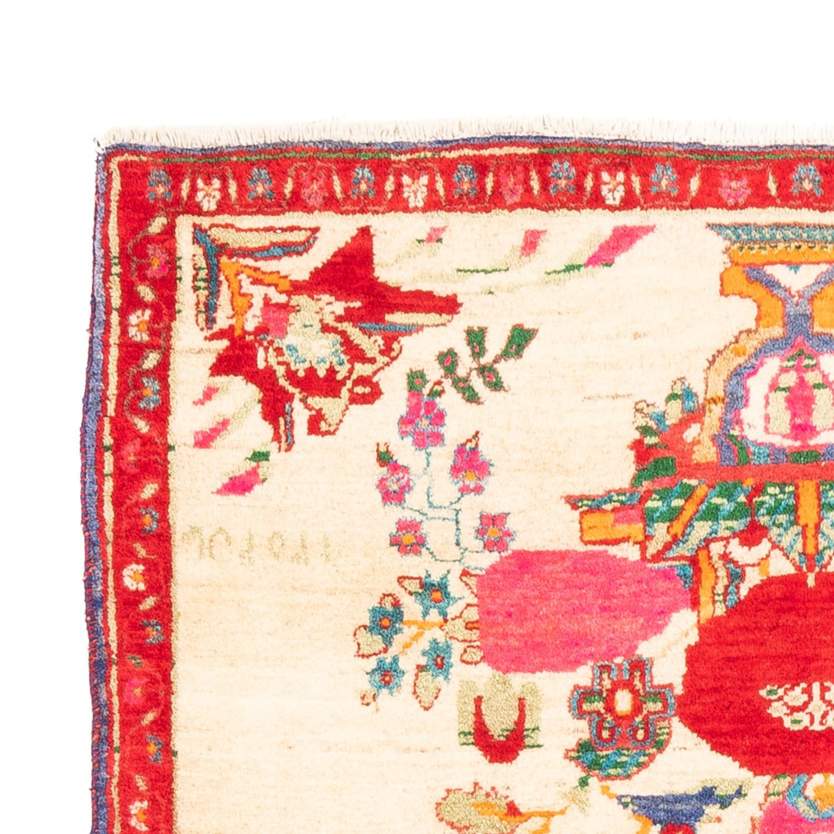 Perski dywan - Nomadyczny - 145 x 113 cm - kremowy